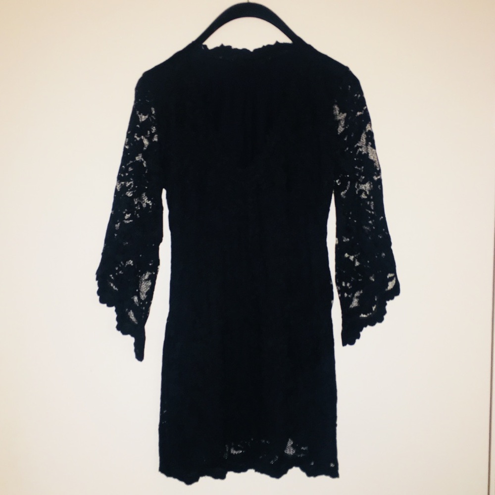 OLVI’S Night Out Lace Collection Black Mini Dress